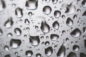 Macro water drops background 