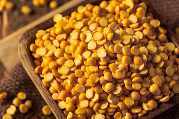 Raw Organic Yellow Split Peas