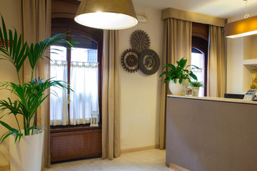 Reception of Ares hotel