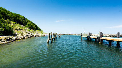 Anlegestelle im Hafen von Lohme