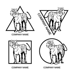 set of  Tiger logo