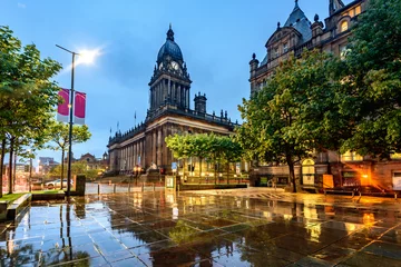 Deurstickers Leeds Town Hall, Leeds West Yorkshire,England © SakhanPhotography