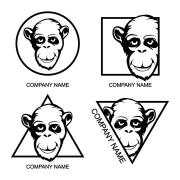 set of  Monkey logo