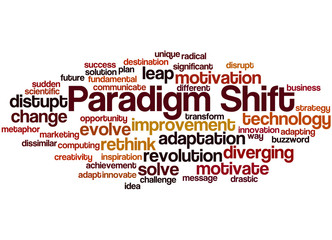 Paradigm Shift, word cloud concept 4