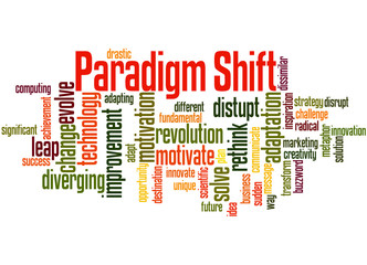 Paradigm Shift, word cloud concept 6