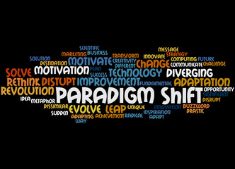 Paradigm Shift, word cloud concept 9