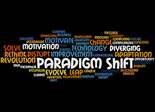 Paradigm Shift, word cloud concept 9
