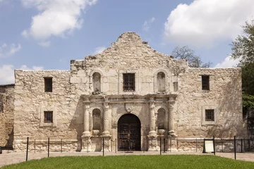 Cercles muraux Monument artistique La mission Alamo à San Antonio, Texas
