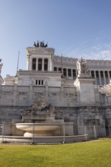 Obraz na płótnie Canvas Vittoriano, monument à Victor-Emmanuel II à Rome, Italie 