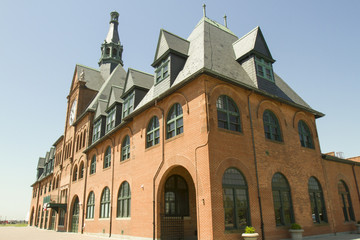 Fototapeta premium Historic Central Railroad Station, Jersey City, New Jersey