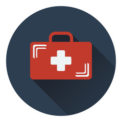 Obraz premium Medical case icon