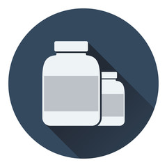 Pills container icon