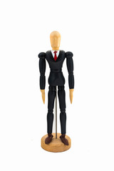 Wood Figure business man
