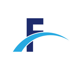 initial letter swoosh