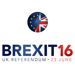 Fototapeta premium BREXIT UK Referendum 2016 Header Image