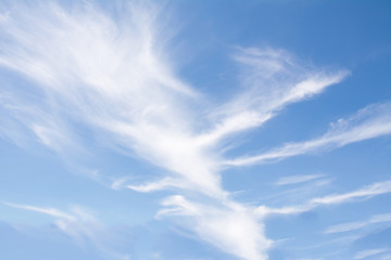 blue sky bright with white cloud background