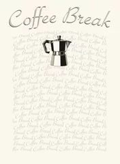 Poster Surrealisme Koffiepauze