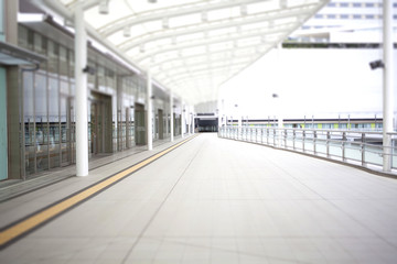 Shopping mall terrace