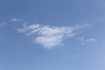 Cloud on blue sky in the daytime of Bright weather.