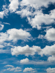 初夏の青空と雲
