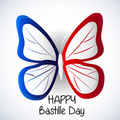 Naklejka premium France Bastille Day