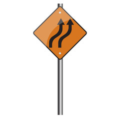 Symbol traffic sign, Vector image.