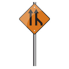 Symbol traffic sign, Vector image.