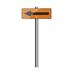 Symbol traffic sign, Vector image.