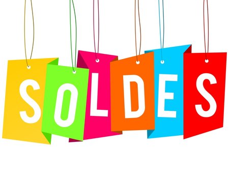 soldes multicolore