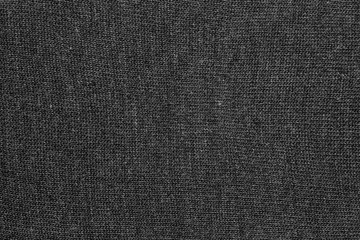 Plakat Closeup black gray cotton cloth and black gray cotton texture from cotton fabric for background and design with copy space for text or image.