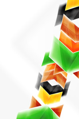 Glossy arrow wallpaper