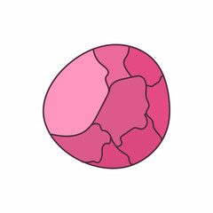 Several shades of pink blush make up cosmetic icon