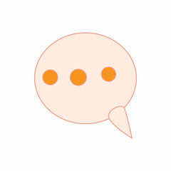 Comment icon, cartoon style