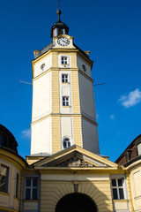 Fototapeta na wymiar Herrieder Torturm in Ansbach