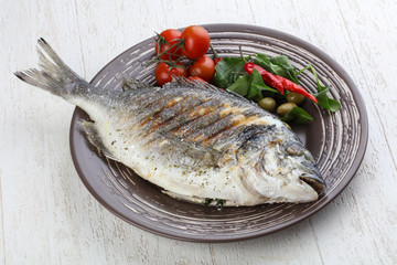 Grilled dorado