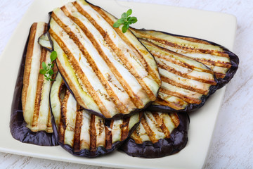 Grilled eggplant