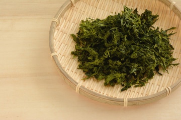 あおさ　木目背景