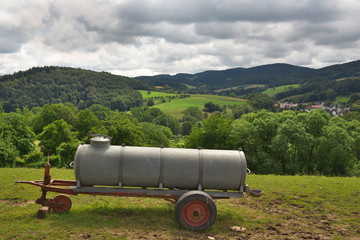 Wassertank für Kühe in Birkenau bei Weinheim