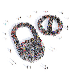 people drugs medicine shape 3d