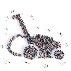 people lawn mower 3d