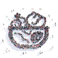 people food salad 3d