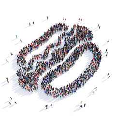 people hot dogs fast food 3d