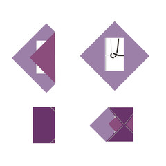 ふくさ　包み方　イラスト