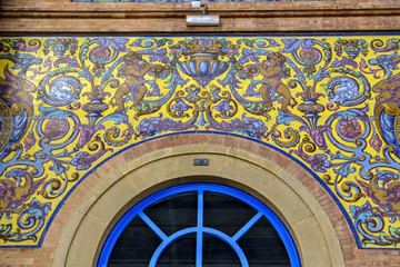 Spanish decoration in Jerez de la Frontera