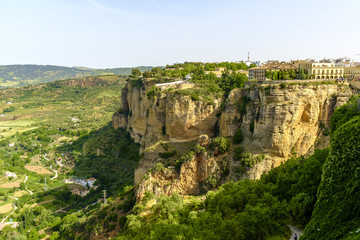 Fototapeta premium Panoramic view of El Tajo