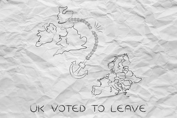 UK voted to leave EU, broken anchor (remainers' point of view)