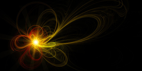 abstract fractal background, Energy