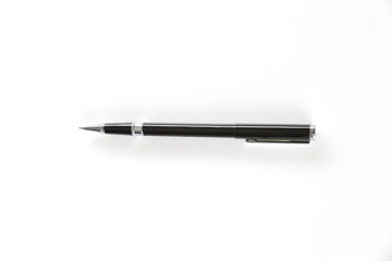 ballpoint pen on white background