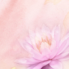 Fototapeta premium watercolor and flowers abstract background