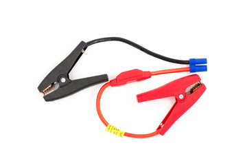 Jumper cable isolated on white background